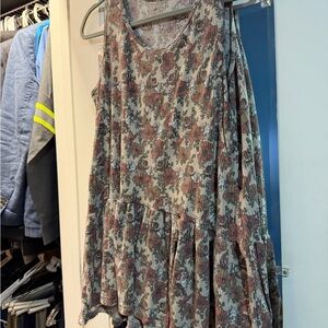 Latched Mama Floral Sleeveless Nursing Top